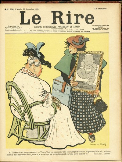 غلاف "Le Rire" بواسطة لوسيان ميتيفيت