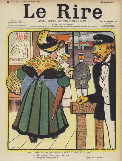 رسم توضيحي لـ Le Rire بواسطة Lucien Metivet