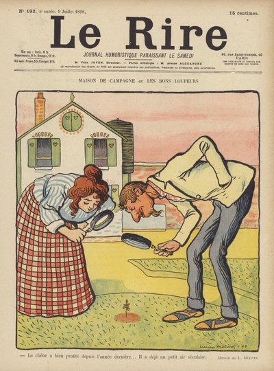 رسم توضيحي لـ Le Rire بواسطة Lucien Metivet