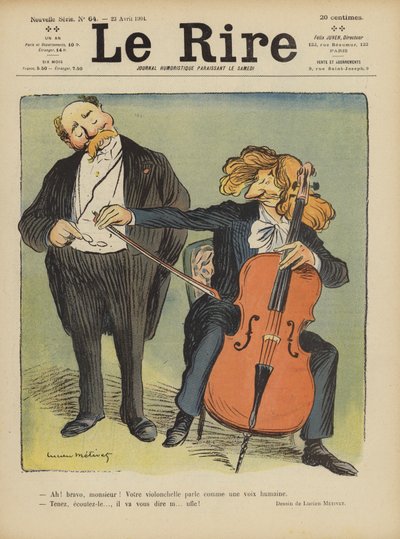 رسم توضيحي لـ Le Rire بواسطة Lucien Metivet