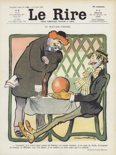 رسم توضيحي لـ Le Rire بواسطة Lucien Metivet