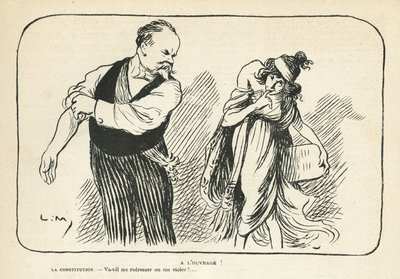 رسم توضيحي في Le Rire ، 01/02/13 - في العمل - طبي ، رئيس الجمهورية ، دستور ، اغتصاب - Poincare Raymond - تشوهات جسدية (نقش) بواسطة لوسيان ميتيفيت