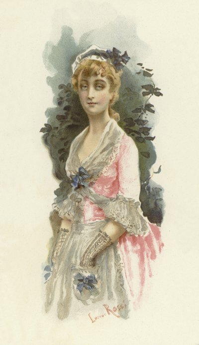 رسم توضيحي لمدرسة فضيحة (chromolitho) بواسطة لوسيوس روسي