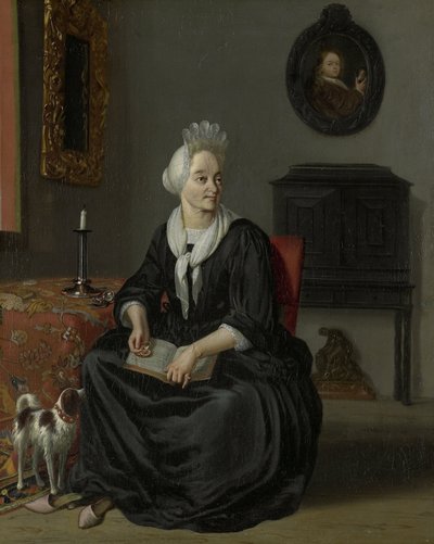 آنا دي هوغي (1645-1717). الزوجة الرابعة للرسام بواسطة لودولف باخويسن