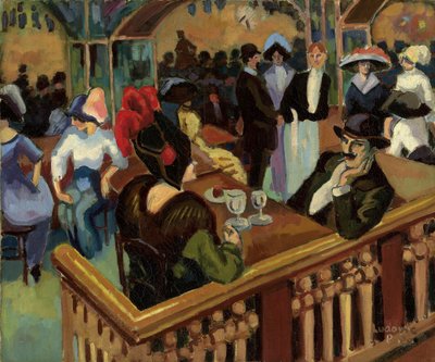 كافيه باريزيان (بال تابارين) بواسطة Ludovic Rodolphe Pissarro