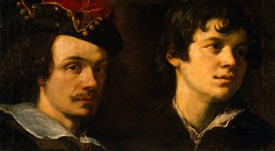 رأسان ، رسمها لودوفيكو كاردي المعروف باسم إيل سيغولي (1559-1613). بواسطة لودوفيكو كاردي