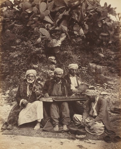 موسيقيون عرب 1864. بواسطة لودوفيكو وولفجانج هارت