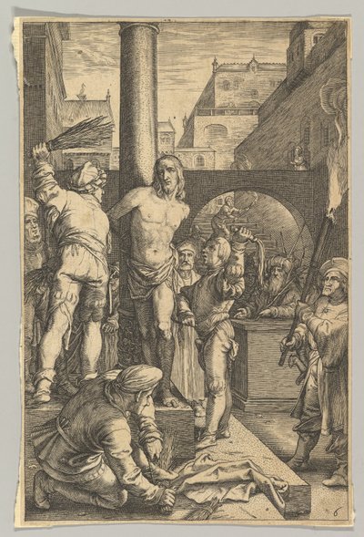 الجلد ، من آلام المسيح ، كاليفورنيا. 1623. بواسطة لودوفيكوس سيسيرام