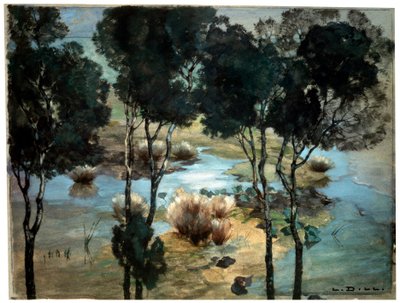 المناظر الطبيعية ، 1900s. بواسطة لودفيج ديل