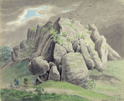 Scharfenstein بالقرب من Gudensberg بواسطة لودفيج إميل جريم
