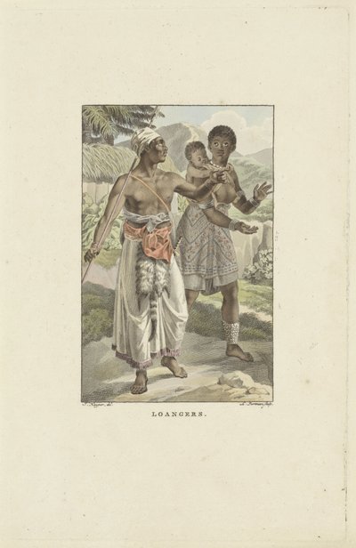 سكان ساحل Loango-Angola النزل (العنوان على الكائن) بواسطة جاك كويبر
