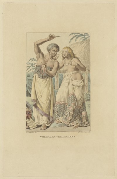 سكان جزر الأصدقاء (أرخبيل تونغا) Friends Islanders (العنوان على الكائن) بواسطة جاك كويبر