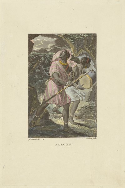 سكان غرب إفريقيا Jalofs (العنوان على الكائن) بواسطة جاك كويبر