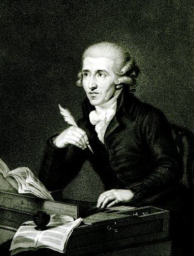 جوزيف هايدن (1732-1809) ج .1770 بواسطة لودفيج جوتنبرون