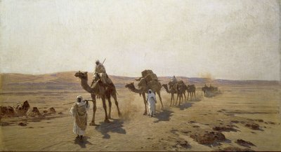 قافلة عربية ، 1903 بواسطة لودفيج هانز فيشر