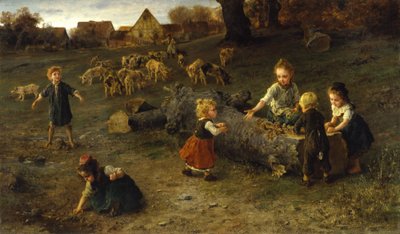 فطائر الطين ، 1873 بواسطة لودفيج كناوس