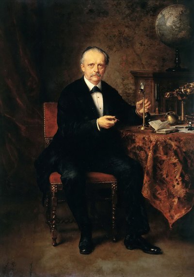 صورة هيرمان لودفيج فرديناند فون هيلمهولتز 1821-1894 ، 1881. بواسطة لودفيج كناوس