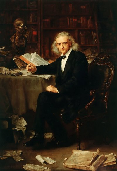 صورة تيودور مومسن 1817-1903 ، 1881. بواسطة لودفيج كناوس
