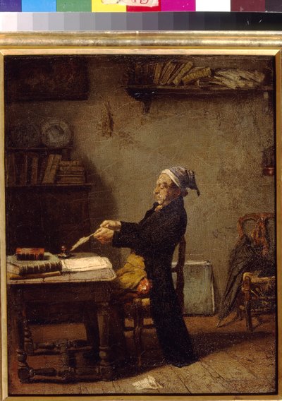 عالم يعمل بواسطة كناوس ، لودفيج (1829-1910). زيت على خشب. State A. متحف بوشكين للفنون الجميلة ، موسكو بواسطة لودفيج كناوس