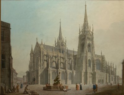القديس لاكاثدرالي غي دي براغ - كاتدرائية القديس فيتوس في براغ - لودفيك كول (1746-1821). زيت على قماش بواسطة لودفيج كول