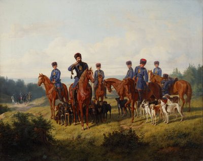 التعقيب ، 1856. بواسطة لودفيج بيتش
