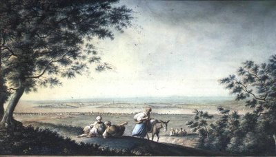 منظر للقسطنطينية (الغواش) بواسطة لويجي (بعد) ماير
