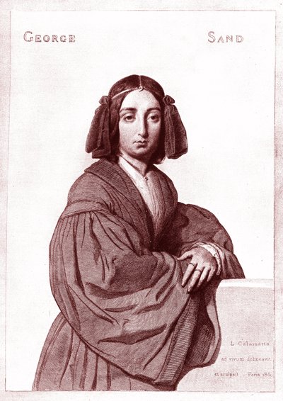 جورج ساند (1804-1876) بواسطة لويجي كالاماتا