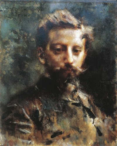 صورة بريمو ليفي ، 1880 (زيت على قماش) بواسطة لويجي كونكوني