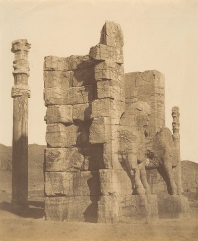 10 [بوابة كل الأمم ، برسيبوليس ، فارس] ، 1840 - 60. بواسطة لويجي بيسشي