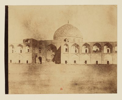 مسجد في الساحة الرئيسية لمسجد الشيخ أصفهان الشيخ لطف الله بواسطة لويجي بيسشي
