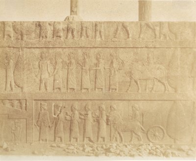 موكب على واجهة الدرج الكبير ، 1858. بواسطة لويجي بيسشي