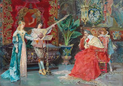 فاصل موسيقي ، 1881 بواسطة Luis Alvarez Catalá