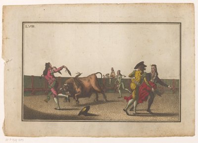 يتم تحدي برج الثور مع العصابات Coleccion de las Principales suertes de una corrida de toros (عنوان السلسلة) مجموعة من أهم المناورات في مصارعة الثيران (عنوان المسلسل) بواسطة أنطونيو كارنيسيرو
