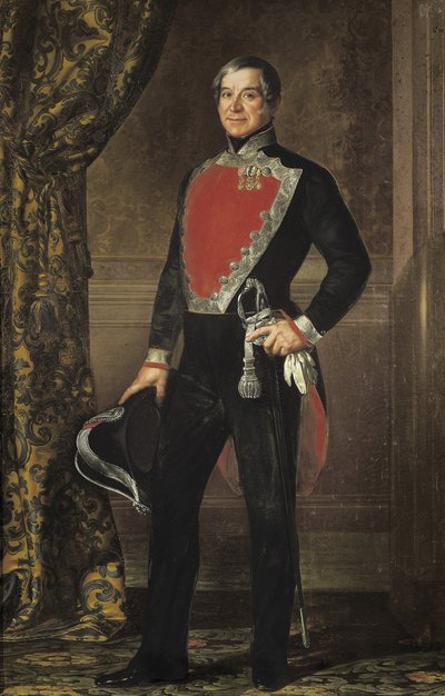 صورة دون فرانسيسكو إجناسيو دي مونتسيرات. 1842 - 1850 (زيت على قماش) بواسطة لويس لوبيز بيكر
