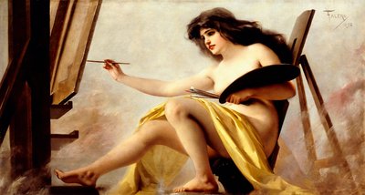 رمزية للرسم ، 1892 بواسطة لويس ريكاردو فاليرو