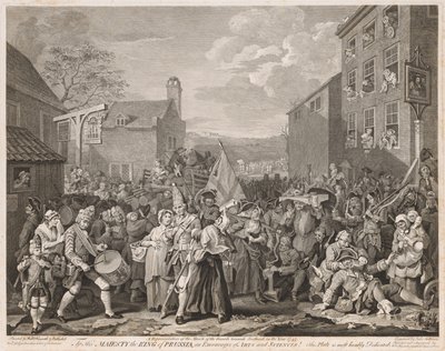 مارس إلى فينشلي في عام 1746 (بعد هوغارث) بواسطة لوك سوليفان