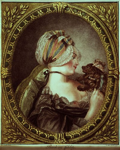 إثارة الإخلاص التي نقشها لويس مارين بونيه (1743-1793) بواسطة ماجستير (بعد) parelle