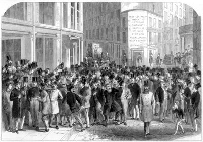 سماسرة الأسهم كيربستون في نيويورك ، 1864. بواسطة جاكسون