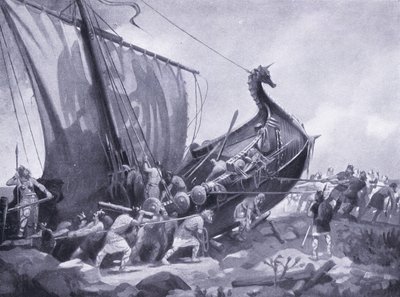 ماغنوس تبحر حول مول كانتير AD1098 ، 1920 بواسطة M. Mackinlay