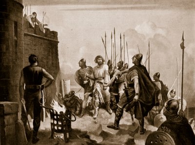 استسلام قلعة بامبورغ بواسطة M. Mackinlay