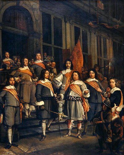 شركة من لاهاي Arquebusiers بواسطة Maerten Lengele