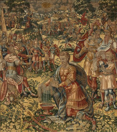 قصة جدعون ، أواخر القرن السادس عشر (الحرير والصوف) بواسطة ميرتن فان هيمسكرك