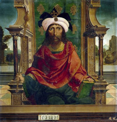 إشعياء ، من قبل سيد بيسريل ، كاليفورنيا. 1525 (زيت على لوح) بواسطة Maestro de Becerril
