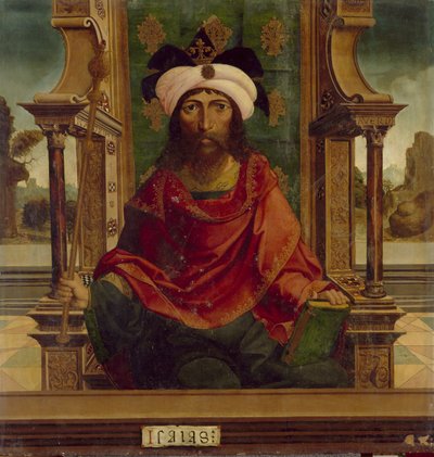 النبي اشعياء ، ج. 1525 بواسطة Maestro de Becerril