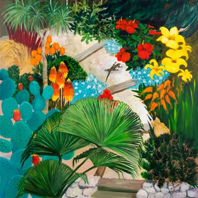 حدائق غريبة 2013 (أكريليك على قماش) بواسطة Maggie Rowe