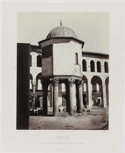 Gezicht op de kleine koepel van de grote Moskee في دمشق (سوريا / قبة صغيرة للمسجد الكبير (الكتاب المقدس) - دمشق) العمارة القديمة: مصر ، اليونان ، آسيا الصغرى: ألبوم صور (عنوان السلسلة) بواسطة ميزون بونفيس