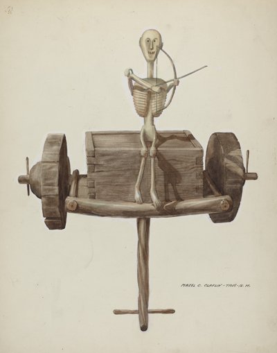 عربة موت Penetente وشخصية الموت ، ج. 1937. بواسطة ماجل ج