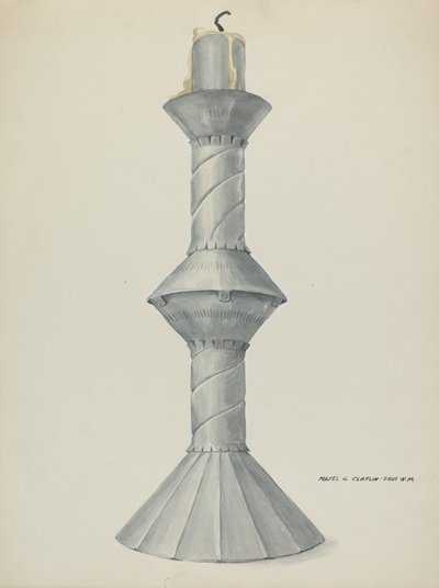 عصا شمعة مذبح التائب ، ج. 1937. بواسطة ماجل ج