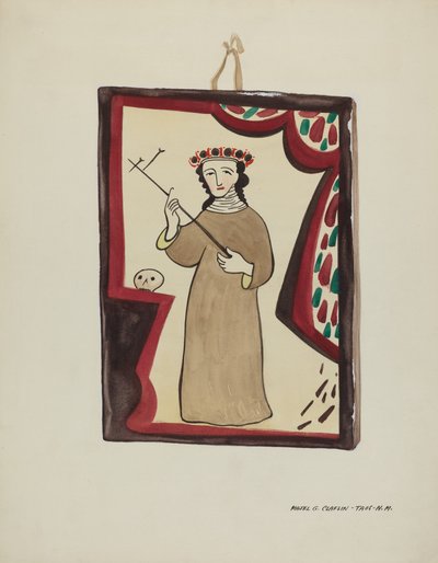 Altarpiece-Santa Rita ، ج. 1937. بواسطة ماجل ج