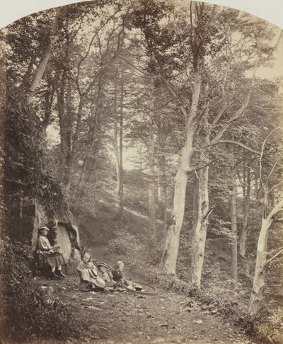 طريق عبر الغابة ، ج. 1860. بواسطة الرائد فرانسيس جريسلي